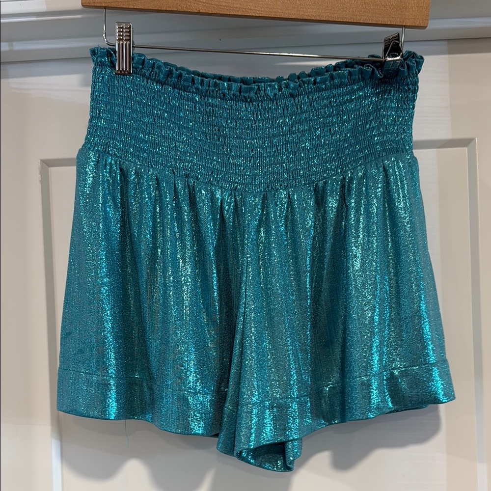 TCEC Shimmering Teal Women's Shorts - Medium